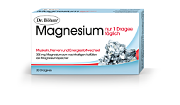Dr. Böhm Magnesium - nur 1 Dragee täglich