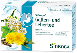 Sidroga ARZNEI Gallen- und Lebertee 20 Filterbeutel