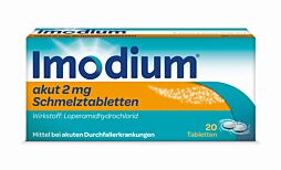 Imodium akut Schmelztabletten 2mg 20 Stück