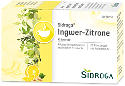 Sidroga WELLNESS Ingwer-Zitrone Tee 20 Filterbeutel