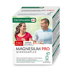 Ökopharm 44 MAGNESIUM PRO Wirkkomplex Brausepulver Beutel 14 Stück