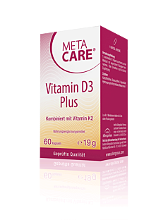 META-CARE Vitamin D3 Plus Kapseln 60 Stück