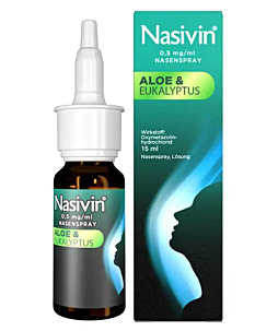 Nasivin Nasenspray 0,05% Aloe+Eukalyptus 15ml