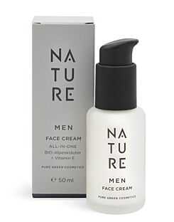 Pure Green NATURE - Men Face Cream Tages- und Nachtpflege 50ml