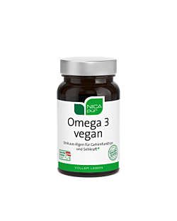 NICApur Omega 3 vegan Kapseln 30 Stück
