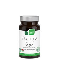 NICApur Vitamin D3 2000 I.E. vegan Kapseln 60 Stück