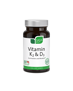 NICApur Vitamin K2 & D3 Kapseln 60 Stück