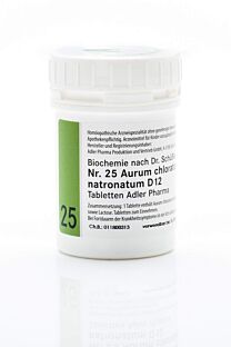Schüssler Salze Nr. 25 Aurum chloratum natronatum 100g