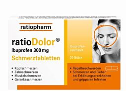 Ratiodolor Ibuprofen Schmerztabletten 300 mg 50 Stück