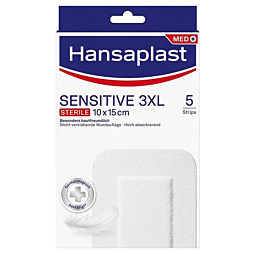 Hansaplast Sensitive 10x15cm 3XL 5 Pflaster
