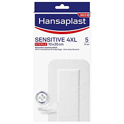Hansaplast Sensitive 10x20cm 4XL 5 Pflaster