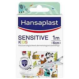Hansaplast Kids Sensitive 1m x 6cm Pflaster
