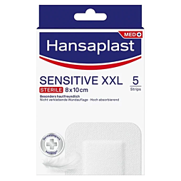 Hansaplast Sensitive 8x10cm XXL 5 Pflaster