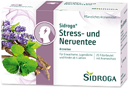 Sidroga ARZNEI Stress- und Nerventee 20 Filterbeutel