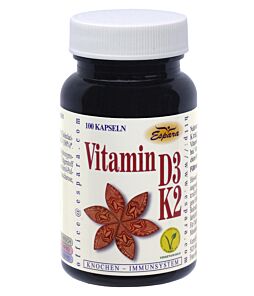 Espara Vitamin D3-K2 Kapseln 100 Stück