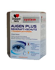 Doppelherz Augen Plus Sehkraft+ Schutz+ Tränenformel 60 Kapseln | ApoMed.at