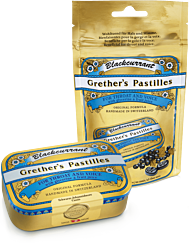 Grether's Pastilles Blackcurrant zuckerhaltig