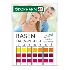 Ökopharm 44 BASOVITAL Harn pH-Teststreifen 25 Stück