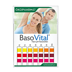 Basovital pH Teststreifen Ökopharm 25 Stück