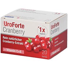 Biogelat Cranberry Uroforte Granulat 20 Stück