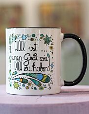 Keramiktasse "Glück ist... Gedi" Rollin Art