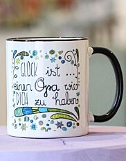 Keramiktasse "Glück ist... Opa" Rollin Art