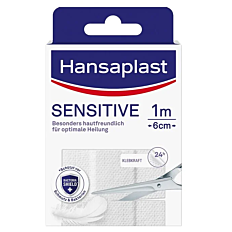 Hansaplast Sensitive 1m x 6cm Pflaster