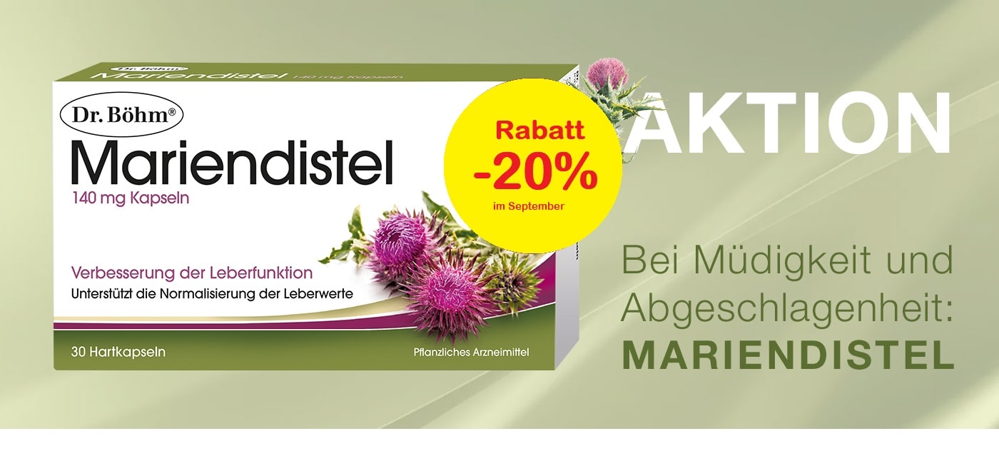 Bei Müdigkeit und Abgeschlagenheit: Mariendistel. Jetzt in Aktion!