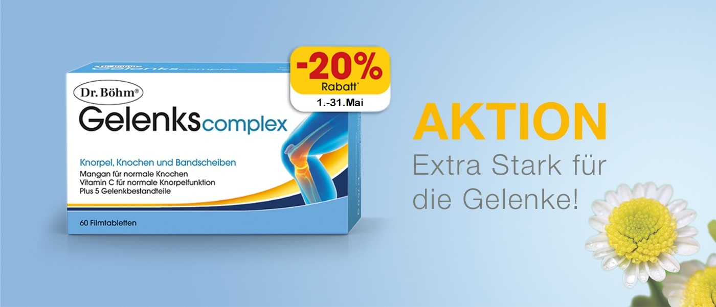 Aktion! Extra Stark für die Gelenke
